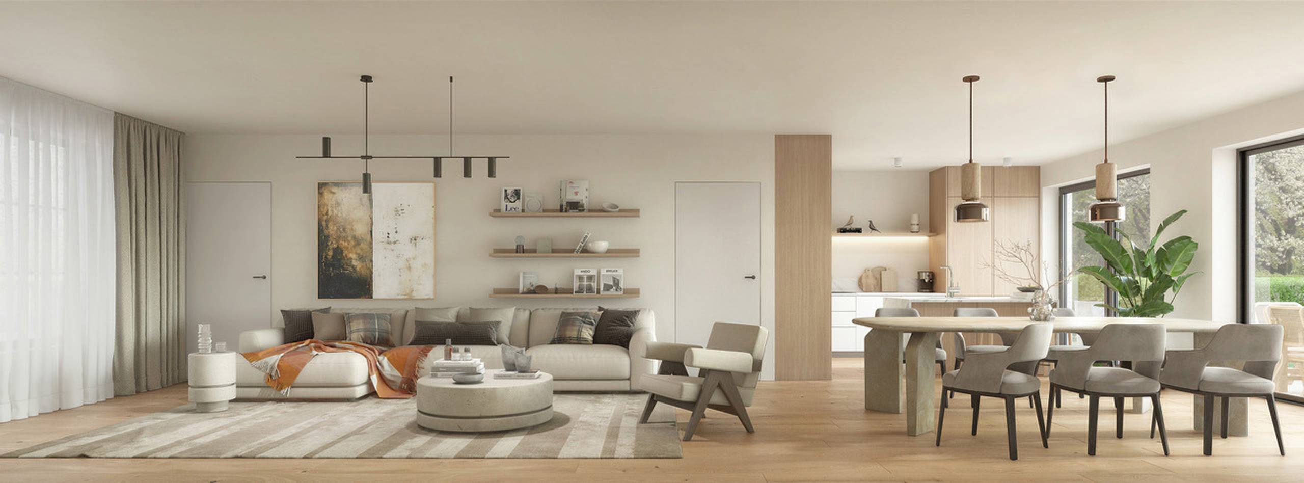 BINNENKORT TE KOOP: landelijk gelegen nieuwe HOB op 669 m2  - foto 5