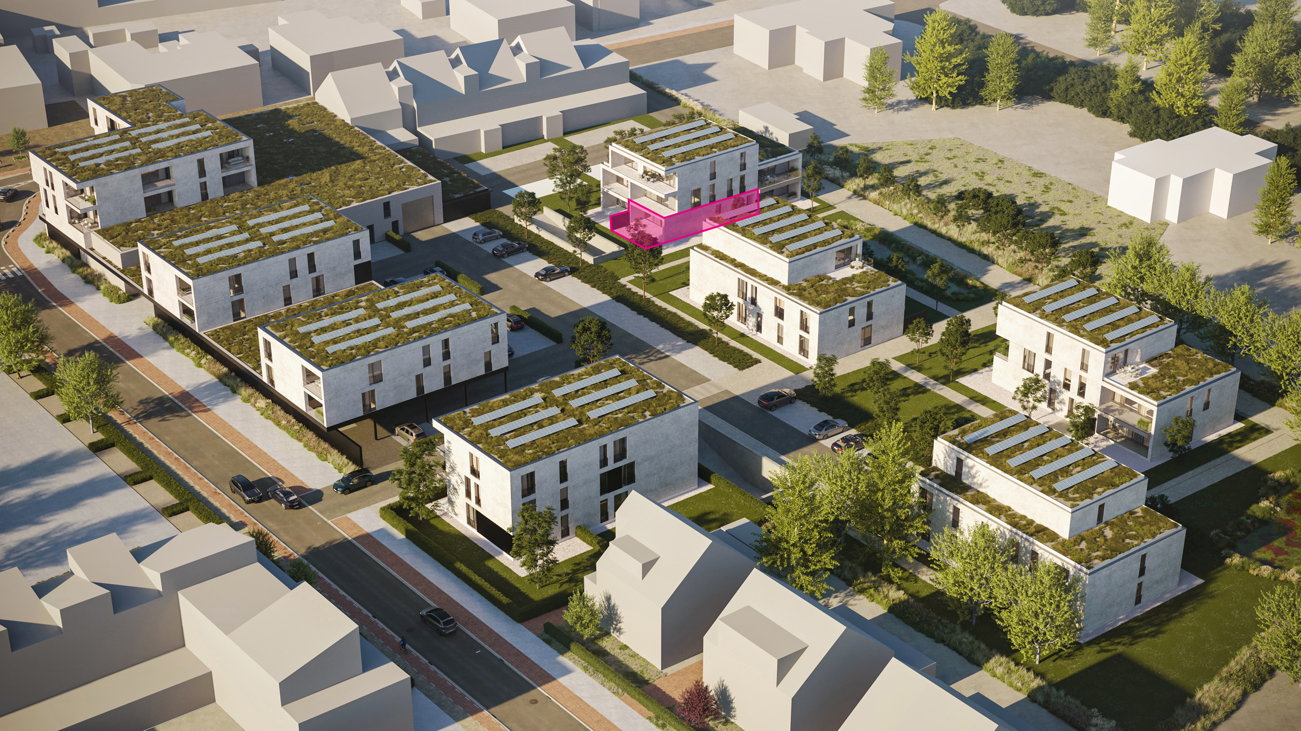 Luxueus appartement met 2 slaapkamers en ruim terras! - foto 1