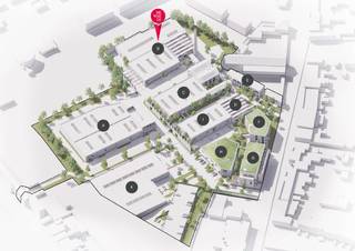 Nouvelle unité PME d'environ 749 m² dans le projet Walle Kortrijk.Dans une première phase, 3 bâtiments commerciaux seront construits sur le...