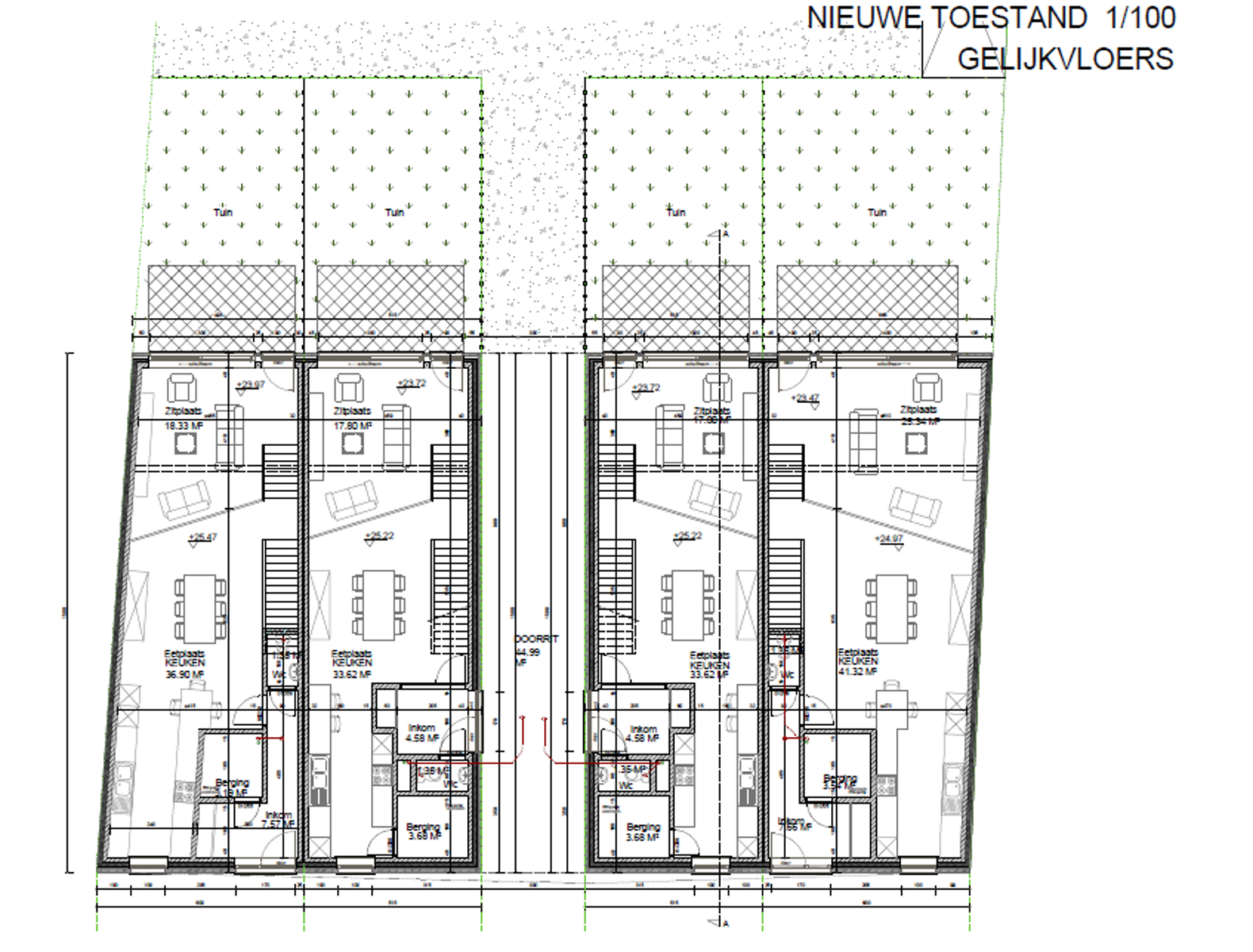 Bouwgrond op hoekperceel met bestaande plannen en fundering - foto 5