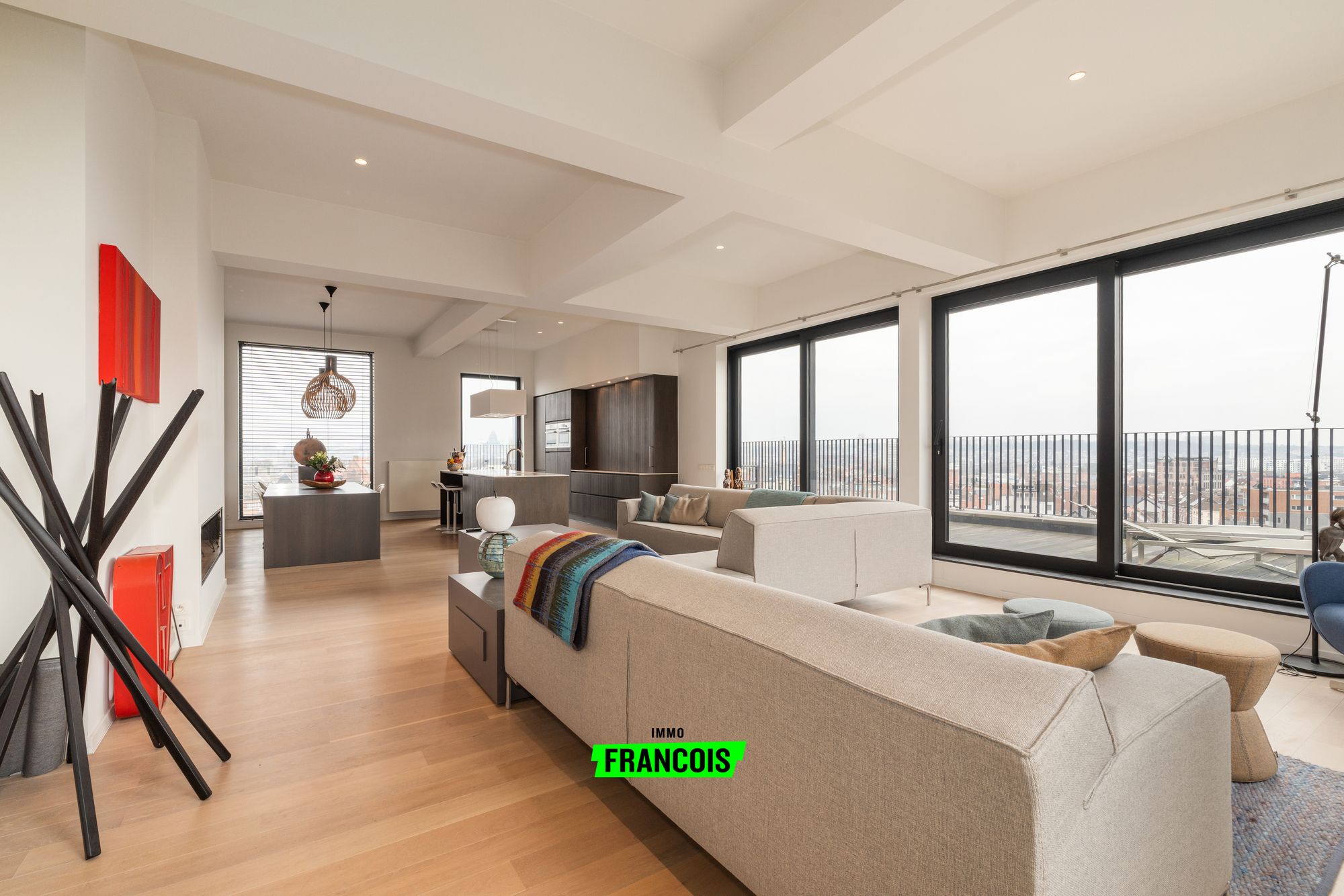 Luxueus appartement met 3 slaapkamers en een prachtig terras van ±100 m² in Anderlecht - foto 5