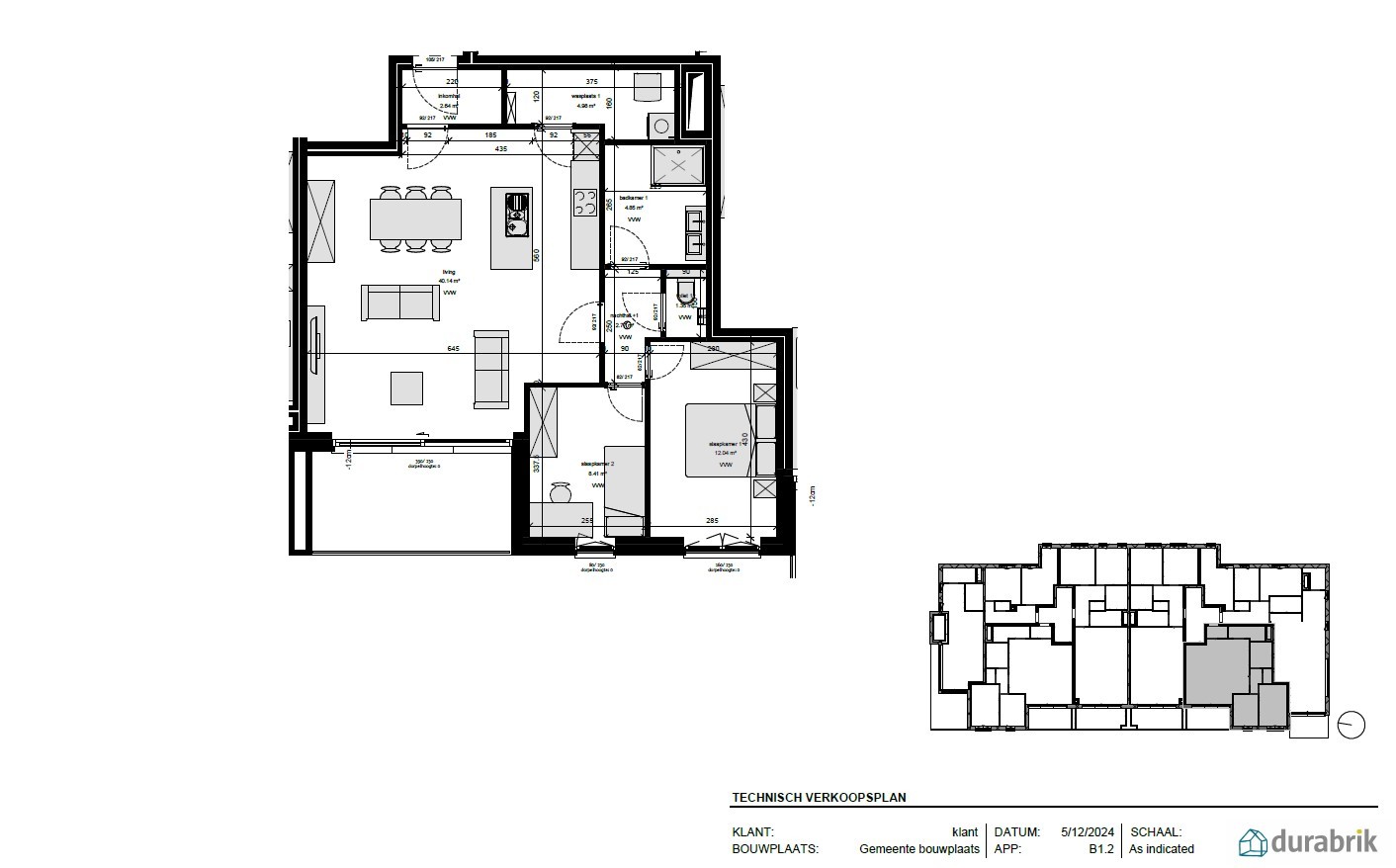 Appartement te koop in Berendrecht met 2 slaapkamers - foto 2
