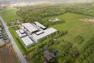 Nieuwbouw KMO-unit van 360 m² met 150 m² casco kantoorruimte en 5 privatieve parkeerplaatsen te koop.De loods met kantoor maakt deel uit van...