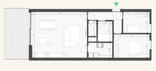 <strong>INDELING<br /></strong>Dit gelijkvloers appartement beschikt over een lichtrijke leefruimte met open keuken en toegang tot het ruime terras. Verder telt dit appartement 2 slaapkamers, een badkamer, apart toilet en berging.<br /><br /><strong>BIJZONDERHEDEN</strong><br />Ondergrondse parking en berging zijn niet inbegrepen in de verkoopprijs.<br />Dankzij de moderne en hedendaagse technieken wordt het zeer energiezuinig en duurzaam wonen.<br /><br /><strong>POSITIEVE ASPECTEN<br /></strong>Nieuwbouw<br />Energiezuinig<br />Kwalitatieve materialen<br />Groene ligging met eigen parktuin<br />Vlakbij "Domein de Renesse"