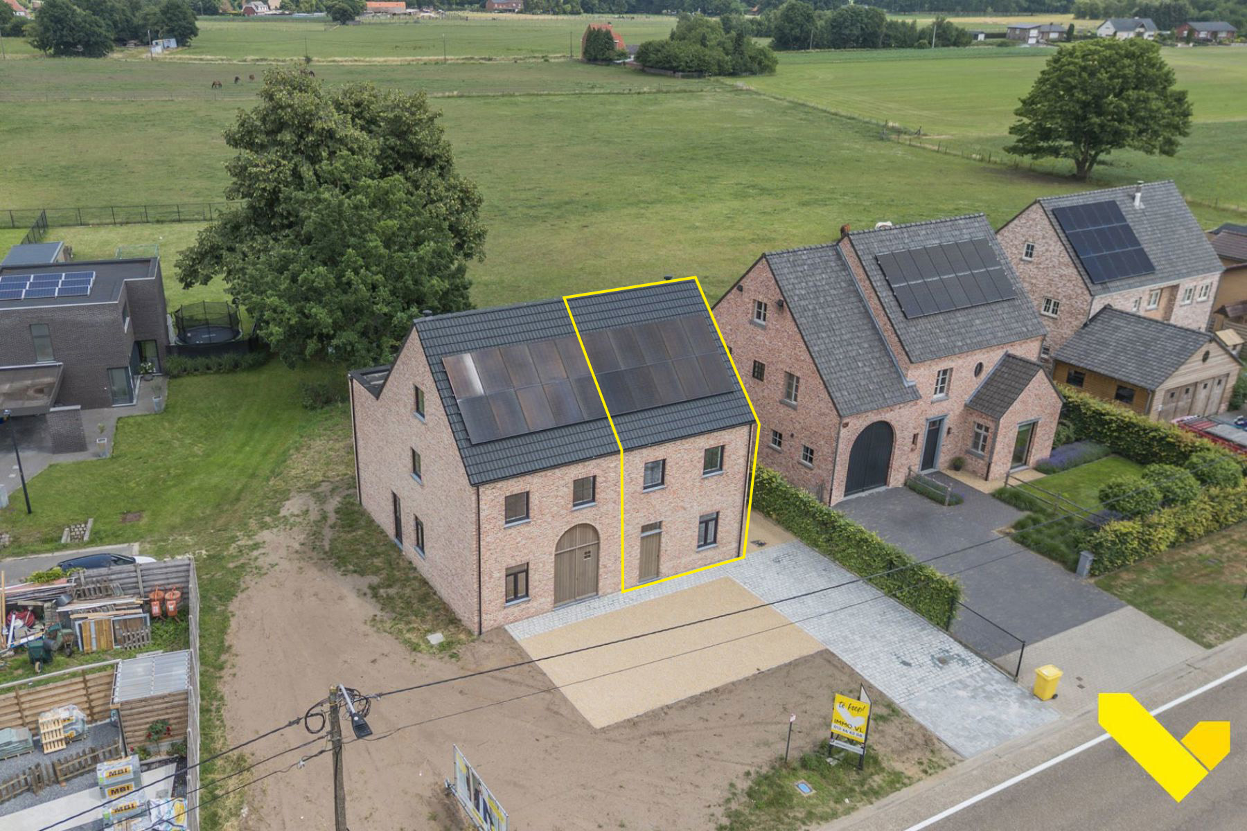 Landelijke Nieuwbouwwoning met zicht op groen. - foto 2