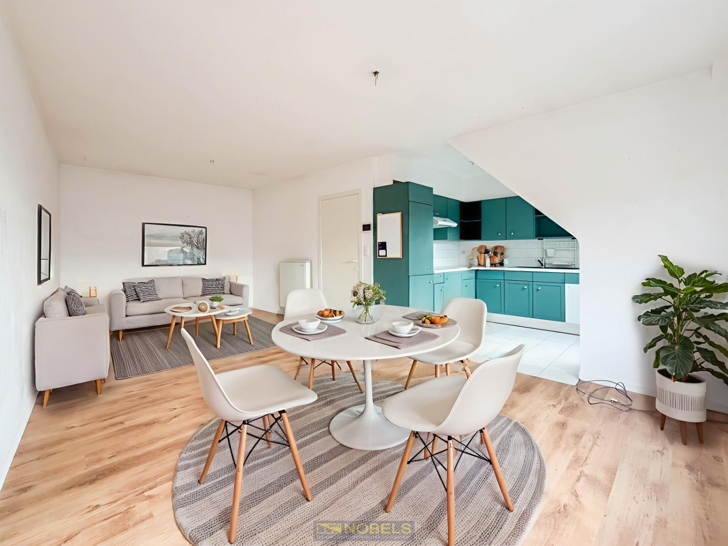 Te koop, betaalbaar 1-slaapkamerappartement te Kruishoutem (Kruisem) - foto 1