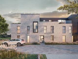 Nieuw woonproject residentie Nidus gelegen langs de Brusselsesteenweg in Melle. Deze BEN-appartementen worden gebouwd met uitzicht achteraan op...