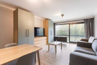 Blankenberge: Gerenoveerde studio met terras en duinenzicht te koop!Deze instapklare studio met duinenzicht te koop in de A. Ruzettelaan 157 te...