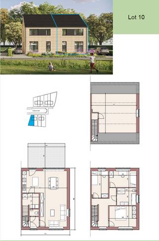 Energiezuinige nieuwbouwwoning, rustig gelegen in een nieuwe verkaveling aan het einde van een doodlopende straat, vlakbij het centrum van...