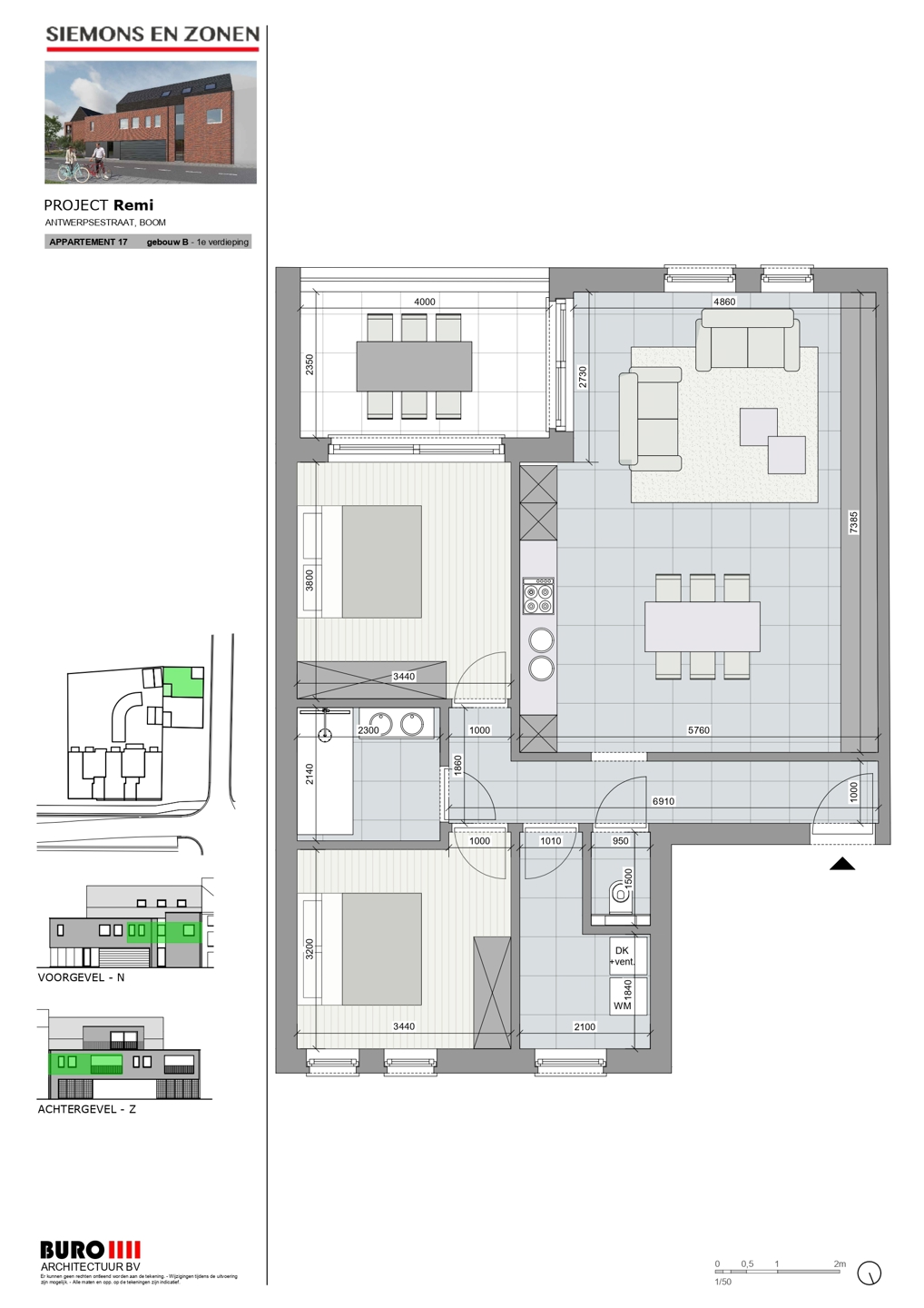 Appartement à vendre à Boom avec 2 chambres - photo 3