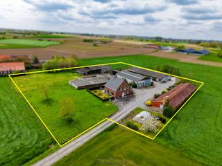 LANDELIJK GELEGEN HOEVE met bedrijfswoning en DIVERSE BEDRIJFSGEBOUWEN, gelegen in het rustige Vinkt (Deinze). Deze eigendom combineert COMFORTABEL WONEN met PROFESSIONELE MOGELIJKHEDEN, ideaal voor wie WONEN en WERKEN wenst te integreren in een GROENE OMGEVING. De VERZORGDE GEZINSWONING geniet van een aangename lichtinval en beschikt over 3 VOLWAARDIGE SLAAPKAMERS, een GEZELLIG TERRAS en een tuin waar u in alle rust kan genieten van het LANDELIJK KARAKTER. Met een EPC-label D is er bovendien GEEN RENOVATIEVERPLICHTING van toepassing.<br />Aansluitend vindt u verschillende FUNCTIONELE BEDRIJFSGEBOUWEN, waaronder 2 RUNDVEESTALLEN, een VLEESVARKENSSTAL, een RUIME LOODS (ca. 20 m x 13 m), een EXTRA BERGRUIMTE en een VELDSCHUUR. Voor het houden van runderen en varkens is er een MILIEUVERGUNNING aanwezig tot 2031, wat deze eigendom bijzonder geschikt maakt voor AGRARISCHE ACTIVITEITEN. <br /><br /><strong>FUNCTIEWIJZIGING NAAR WONEN</strong>, mits (gedeeltelijke) afbraak is bespreekbaar met de gemachtigde instanties.<br /><br />Adres: Lotenhullestraat 52 te Vinkt (Deinze)<br /><br />EPC: Label D, G-score B en P-score D, Geen renovatieverplichting, Bestuursmaatregelen in het maatregelenregister: Nee