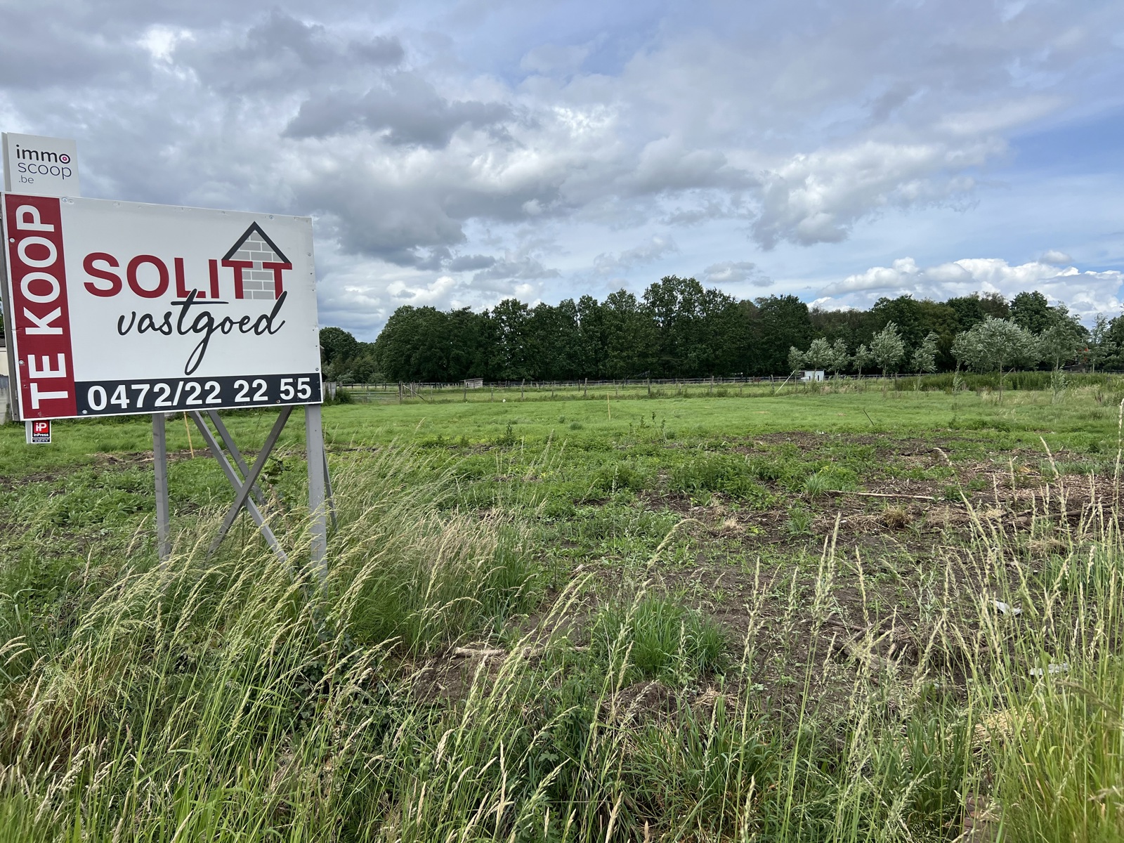 Bouwgrond voor OB (1.235m²) met achteraan agrarisch gebied - foto 5