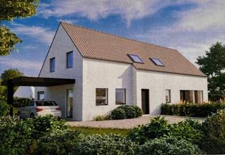 Moderne halfopen bebouwing voorzien van zonnepanelen - BEN WoningDeze moderne woning bevindt zich op een nieuwe verkaveling , Op het einde van een...