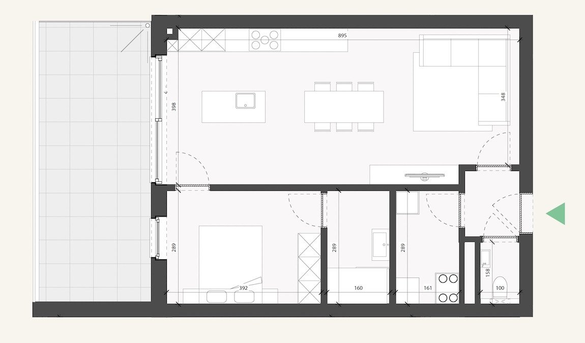 Apartment for sale in Malle with 1 bedroom - photo 3