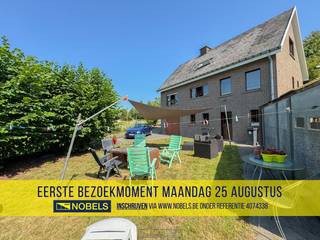 1ste bezoekdag maandag 25 augustus! Inschrijven kan via www.nobels.be onder referentienummer 4074338.RUIME, TE RENOVEREN WONING te Zottegem, ideaal...