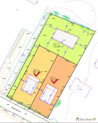 In de Bergbosstraat in Merelbeke bieden wij nog lot 3 aan, een ruim perceel van 1.415 m², discreet gelegen achterin de verkaveling en bereikbaar...