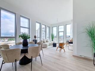 ANDERLECHT – Découvrez ce penthouse 2ch + bureau de 101m² : Salon/salle à manger de 38m² - Cuisine super équipée - 2 chambres de 10 et 14m² -...