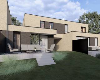 <strong>Woonoase Delvaux </strong><br />Energiezuinig nieuwbouwproject in groene en rustige straat – Neerijse<br /><br />AANKOOP MOGELIJK AAN 6% BTW<br /><br />Op de hoek van Wolfshaegen met de rustige Ridderstraat wordt dit kleinschalige en kwalitatieve nieuwbouwproject van 10 woningen gerealiseerd. <strong>Omgeven door groen</strong>, biedt dit project een ideale combinatie van wooncomfort, duurzaamheid en levenskwaliteit.<br /><br />Het project bestaat uit een gevarieerde mix van <strong>open, halfopen en gesloten bebouwingen</strong>, geschikt voor gezinnen en koppels die op zoek zijn naar een moderne en toekomstgerichte woning.<br /><br />Alle woningen worden uitgerust met <strong>hedendaagse technieken en een sterke focus op energiezuinigheid</strong>:<br />- E-peil lager dan of gelijk aan 10 <br />- Lucht-water warmtepomp<br />- Vloerverwarming<br />- Volledig onderkelderd, ideaal als extra bergruimte of multifunctionele ruimte<br /><br />Dankzij deze duurzame voorzieningen geniet u van een aangenaam binnenklimaat en <strong>lage energiekosten</strong>. De groene en rustige ligging zorgt voor een aangename woonomgeving, met <strong>vlotte verbindingen</strong> naar omliggende gemeenten en dagelijkse voorzieningen.<br /><br />Tot slot: doordat de <strong>tuinaanleg is inbegrepen</strong> in de prijs, kunt u al meteen heerlijk genieten van de <span><strong>zuid-georiënteerde </strong>tuin wanneer u de sleutels ontvangt. <br /></span><br />Een aantrekkelijk nieuwbouwproject voor wie rustig, comfortabel en energiezuinig wil wonen in het groen.<br /><br />Interesse? Neem snel met ons contact op.