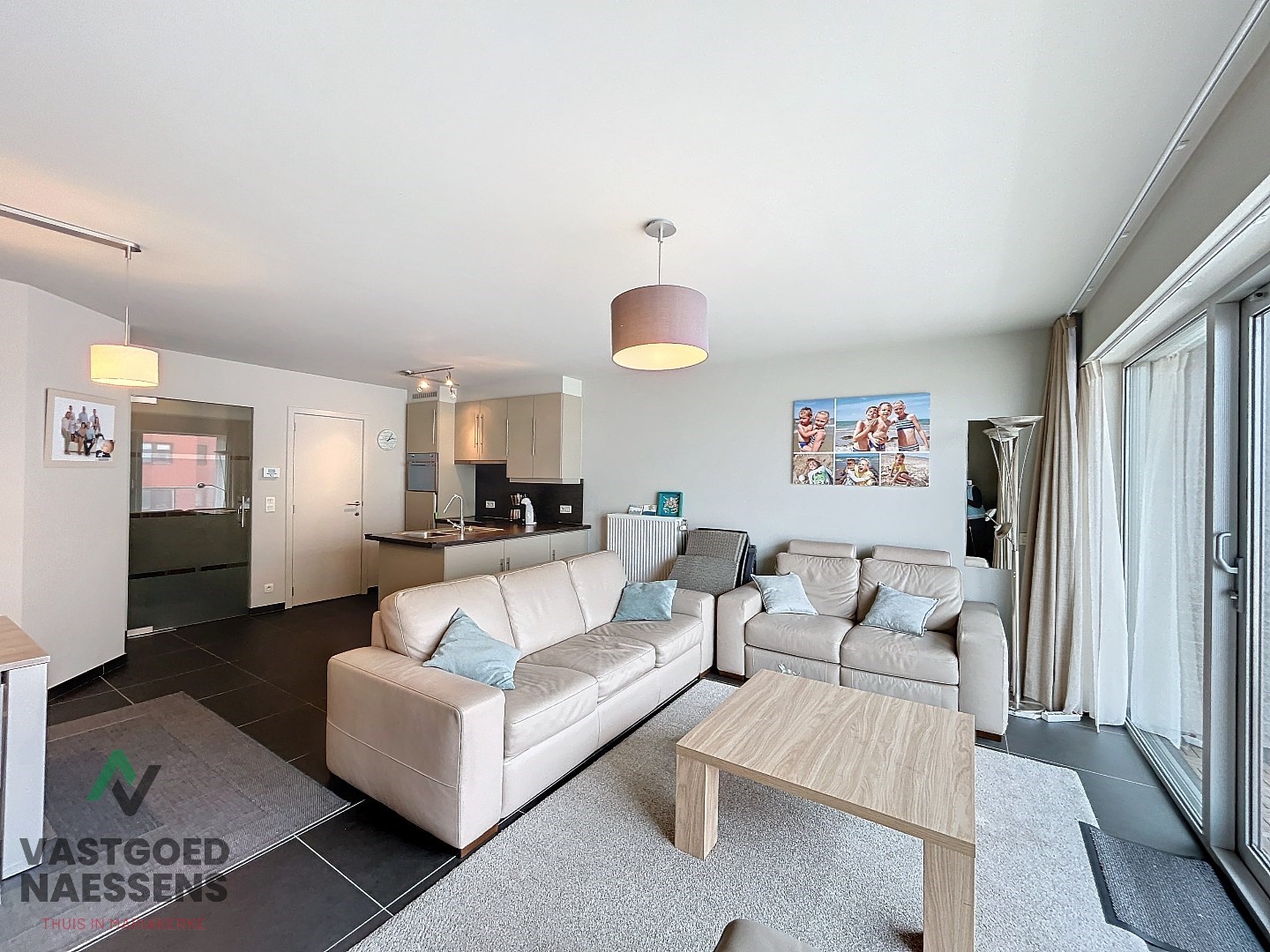 Appartement prêt à emménager avec 2 chambres et vue latérale sur la mer. - photo 3