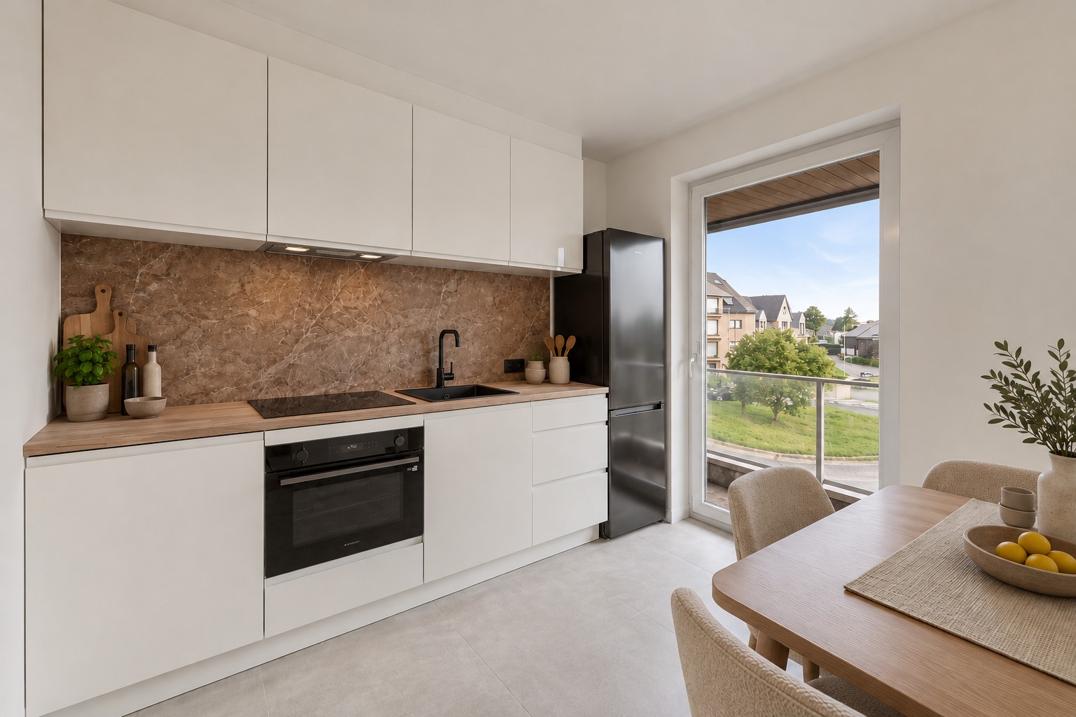 Recent vernieuwd hoekappartement met 2 slaapkamers en 2 terrassen - foto 4