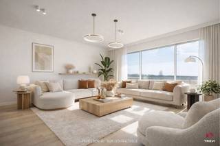 <p>In het hart van het bijzonder gegeerde Brugmannpark in Ukkel biedt dit appartement van ±100 m² op de 7de verdieping een woonomgeving die tegelijk rustig, lichtrijk en inspirerend aanvoelt. Dankzij de doorzonligging op het oosten en westen geniet het de hele dag door van een mooie natuurlijke lichtinval en van open zichten die zijn charme nog extra versterken.</p>
<p>Vanaf de inkomhal voelt u meteen het potentieel van deze plek. De leefruimte nodigt uit om een warme en elegante sfeer te creëren, de keuken wacht erop om volledig naar uw smaak heringericht te worden en de 3 slaapkamers bieden tal van mogelijkheden voor een gezin, een thuiswerkplek of een interieur op maat. De indeling is aangenaam en evenwichtig en maakt het gemakkelijk om zich hier meteen iets moois bij voor te stellen.</p>
<p>Dit appartement is een echte opportuniteit voor wie droomt van een woning die volledig naar eigen wens kan worden ingericht, in een van de meest gegeerde wijken van Ukkel. Een kelder en een garagebox maken het geheel compleet.</p>
<p>Momenteel verhuurd via een huurovereenkomst van 9 jaar die inging op 01/11/2021, spreekt dit pand ook investeerders aan die op zoek zijn naar een toplocatie en een sterk meerwaardepotentieel. De gemeenschappelijke lasten bedragen 414€/maand, aangevuld met 42€/maand reservefonds. EPC G.</p>
<p>Een appartement om opnieuw uit te vinden, in een zeldzame omgeving, om vandaag al het wonen van morgen vorm te geven.</p>
<p><span>7de verdieping</span>: Appartement "A7" (aandelen: 1.705/100.000sten)</p>
<ul>
<li>Inkomhal van ±5 m²</li>
<li>Ruime leefruimte van ±33 m² met terras van ±7 m² gericht op het westen</li>
<li>Ingerichte keuken van ±10 m²</li>
<li>WC met handenwasser</li>
<li>Nachtgang van ±4 m² met ingemaakte kasten</li>
<li>Slaapkamer van ±10 m²</li>
<li>Slaapkamer van ±9 m² met terras van ±7 m² gericht op het oosten</li>
<li>Slaapkamer van ±13 m²</li>
<li>Badkamer met dubbele lavabo, ligbad, WC en washoek</li>
</ul>
<p>Kelder nr. 42<br />1 garage nr. 260 op niveau -3</p>