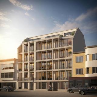 Welkom in residentie StrandZicht, een prachtig nieuwbouwproject van 15 exclusieve appartementen aan de Strandlaan in Sint-Idesbald.Ervaar het beste van de kustleven in deze stijlvolle appartementen, ontworpen met oog voor detail en comfort. Elk appartement beschikt over 1 tot 3 slaapkamers en maar liefst twee ruime terrassen, waar u optimaal kunt genieten van de rust en het uitzicht.Met de zee op slechts 350 meter bent u altijd dicht bij het strand. Daarnaast is er de mogelijkheid om een parking met fietsenstalling aan te kopen, zodat u de omgeving gemakkelijk kunt verkennen.Dit gelijkvloers appartement beschikt over de volgende indeling:- inkomhal- leefruimte met open keuken en toegang tot het terras vooraan- apart toilet - berging- badkamer- slaapkamer 1- bureauruimte / slaapkamer 2- terras achteraanResidentie StrandZicht biedt de perfecte combinatie van een moderne, luxueuze afwerking en een toplocatie aan de Belgische kust. De ideale plek voor wie op zoek is naar een vaste woonplaats, een tweede verblijf of een slimme investering.Interesse in het nieuwbouwproject residentie StrandZicht? Aarzel zeker niet contact op te nemen met de dossierverantwoordelijke Sarah Velle via 0470 10 52 78 of sarah.velle@dewaele.com.