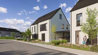 Zoek jij een energiezuinige nieuwbouwwoning op een ideale locatie? Bekijk dan even deze fraaie halfopen bebouwing in moderne stijl. De woning maakt deel uit van ons nieuwste bouwproject in Aarsele bij Tielt. In een kindvriendelijke en groene wijk, dicht bij alle voorzieningen.<br /><br />Het is een zeer energiezuinige woning, uitgerust met geothermische warmtepomp, vloerverwarming, ventilatie met warmterecuperatie en zonnepanelen.<br />Deze ruime gezinswoning heeft een optimale indeling met o.m. een lichtrijke leefruimte, ingerichte eilandkeuken en badkamer, tuin met gezellig terras, 3 ruime kamers waarvan een master met dressingruimte, veel berging én een carport. <br /><br />Danneels werkt jouw nieuwe woning sleutel-op-de-deur voor je af, incl. terras, oprit en tuinomheining. Voor een vaste prijs en tegen een afgesproken einddatum. Jij kiest de keuken- en badkamerinrichting, vloer- en wandtegels bij onze partners. Onze klantenbegeleider staat voor je klaar met advies op maat.