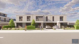 Deze nieuwbouwwoningen combineren de energiezuinigheid en strakke architectuur met oog voor kwaliteitsvolle materialen. De verwarming wordt voorzien door individuele WARMTEPOMPEN, er is eigen energieproductie via zonnepannelen en verluchting via ventilatiesysteem type D. De ramen zijn voorzien van 1.0 hoogrendementsbeglazing met hoogwaardige aluminium profielen. Per woning zijn een badkamer en een douchekamer voorzien.<br /><br />De woningen worden verkocht met aangelegde, waterdoorlatende opritten (kiezels) en met draadafsluiting tussen de tuinen. <br /><br />De ligging te Moerkerke biedt u de rust en groene omgeving van een polderdorp met bakker, slager, supermarkt, scholen, dokter, apotheek en horeca op wandelafstand. Daarnaast bent u er slechts 10 minuten van Brugge en Knokke verwijderd.<br /><br />Contacteer Bonne Vastgoed 7 op 7 via 0468/10.40.40 of info@bonnevastgoed.be voor een afspraak ter plaatse, op kantoor of bij u.