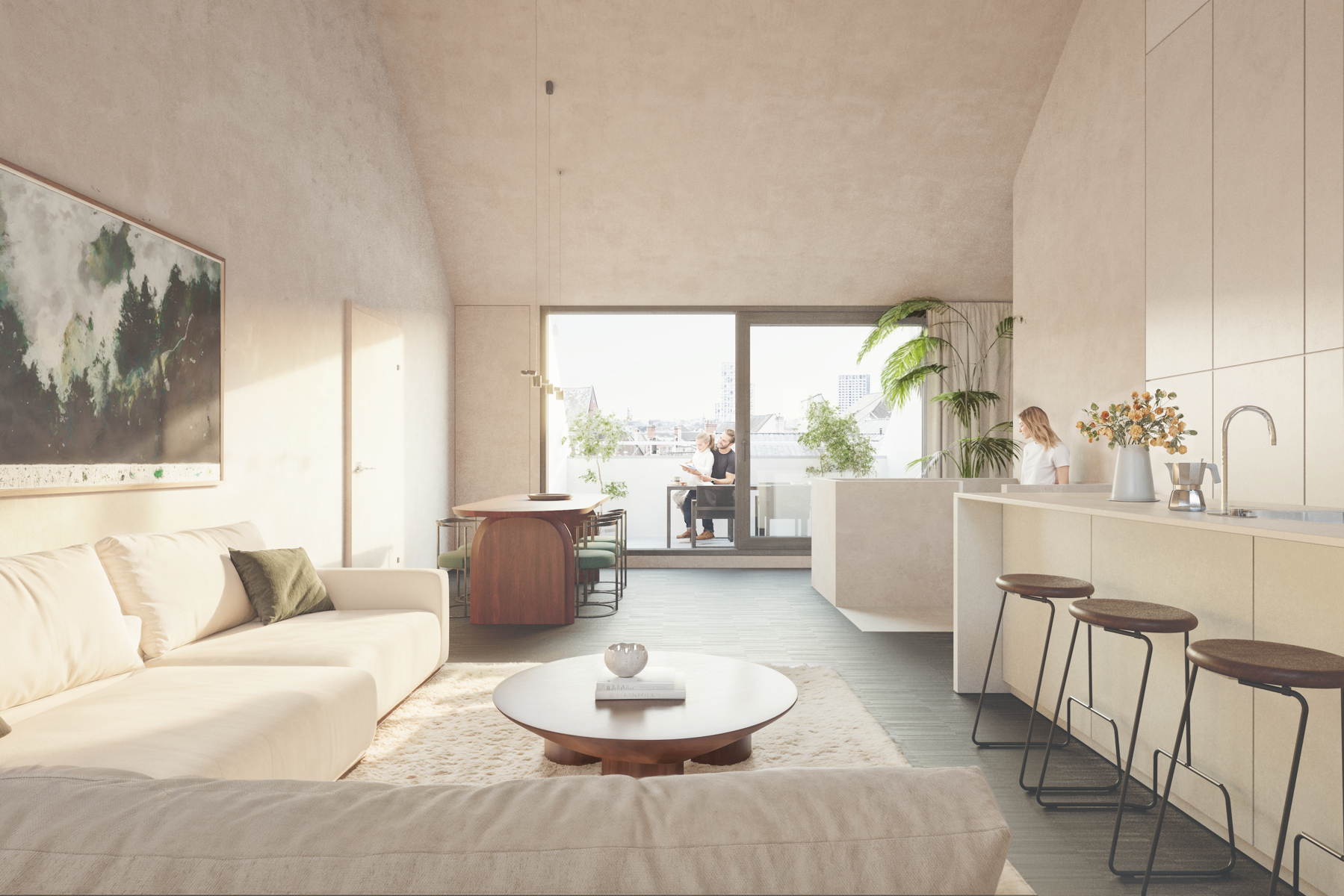 Duplex nieuwbouw penthouse tussen het KMSKA en Park Dok Zuid - foto 3