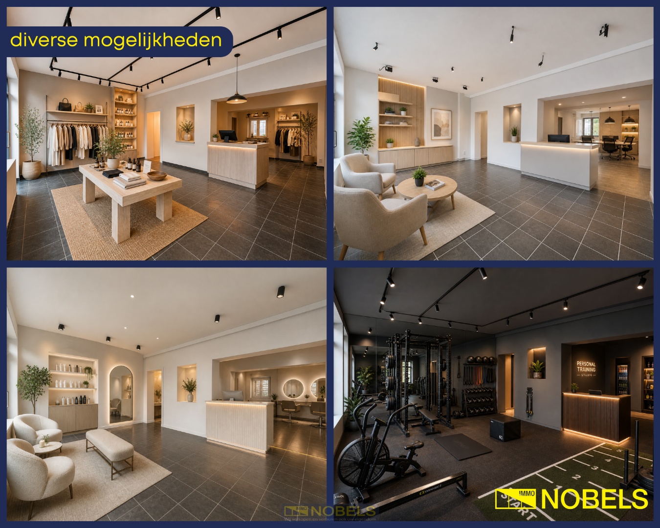 Te huur, veelzijdig gerenoveerd handelspand (66m²) op commerciële toplocatie in Lennik - foto 2
