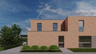 <p>Deze <strong>moderne halfopen woning</strong> met t<strong>wee verdiepingen</strong> en een <strong>plat dak</strong>.<br /><br />Beneden heb je een ruime <strong>berging</strong>, een <strong>open keuken</strong> en een gezellige <strong>zit- en eetruimte</strong> met <strong>zicht op de tuin</strong>.<br /><br />Boven vind je <strong>drie slaapkamers</strong>, een <strong>apart toilet </strong>en <strong>een badkamer met douche, dubbele wastafel en een ligbad</strong>.<br />De huizen in Roobaertpark zijn <strong>aangesloten op het warmtenetwerk</strong> van de verbrandingsoven van Roeselare.<br /><br />Tot in het pleisterwerk afgewerkt. Keuken en vloerbekleding bepaal je zelf, zodat je de woning verder kunt afwerken volgens jouw smaak en budget.<br /><br /><span>Prijs = incl. infrastructuur, grond, constructie, architect, EPB-verslaggeving, veiligheidscoördinatie. excl. Kosten (BTW, registratie en aansluitingskosten) (tenzij expliciet anders vermeld)</span></p>