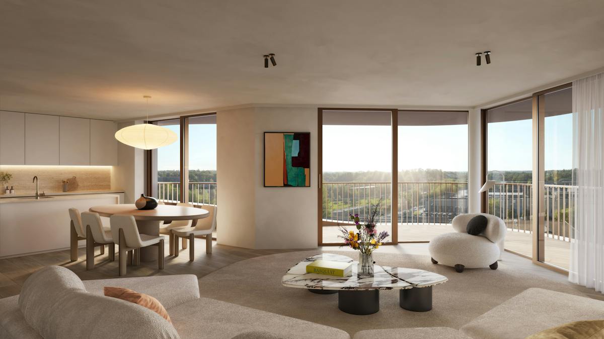 Exclusief wonen aan de Leie met uitzonderlijk terras (58m²)! - foto 4