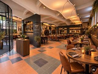 Op een vlot bereikbare locatie op de Pottelberg bevindt zich dit karaktervolle industriële horecapand met een bijzonder eigen karakter. De ruime verbruikszaal van ca. 300 m², de mooie vrije hoogte, het terras van ca. 250 m² en de gratis parkeergelegenheid bieden een sterke basis voor een onderscheidend horecaconcept.<br /><br />De locatie leent zich uitstekend voor de uitbouw van bijvoorbeeld een hedendaags grillrestaurant, waarbij het industriële karakter en de unieke setting volledig tot hun recht kunnen komen. Het pand beschikt over een keukenruimte die momenteel nog niet is ingericht, opslagruimte en sanitaire voorzieningen voor dames en heren.<br /><br />De verhuur omvat naast het restaurant ook een aansluitende polyvalente ruimte van ca. 300 m² én de voormalige machinezaal met authentieke oude stoommachines. De voormalige machinezaal zorgt daarbij voor een bijzonder authentieke en onderscheidende setting. Samen bieden deze ruimtes uitzonderlijk veel mogelijkheden voor events of een aanvullend concept zoals Apero & Petanque. <br /><br />Een belangrijke commerciële troef is de ligging vlak naast ‘Funpark Pottelberg’, met onder meer bowling Pottelberg, het kinderspeeldorp Woopahoo, trampolinepark Jump en het VR Base-center in de directe omgeving. Het restaurant kan hierdoor een ideale aanvulling vormen op het bestaande vrijetijdsaanbod en bezoekers een complete combinatie van ontspanning en horeca bieden. Een samenwerking is mogelijk, waarbij een rechtstreekse doorsteek naar Woopahoo wordt gecreëerd. (in overleg)<br /><br />Een uitzonderlijk veelzijdige horecalocatie met een uniek industrieel karakter, ruime parkeergelegenheid, groot terras en maar liefst ca. 700 m² aan exploiteerbare binnenruimte. Een sterke aanvulling op 'Funpark Pottelberg' en een uitstekende basis voor een ambitieus horecaconcept.<br /><br />Interesse? Bel of mail Jasper: 0479 27 71 92 – Jasper@immopottelberg.be