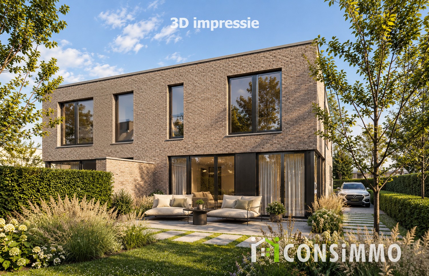 Hoogwaardige en energiezuinige nieuwbouwwoning met zuidwestgerichte tuin in Oud-Termien - foto 5