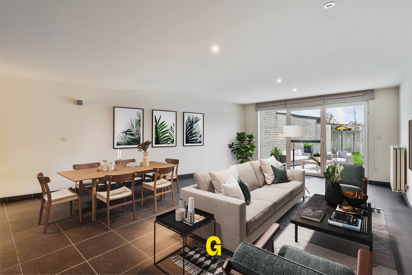 Degelijke instapklare rijwoning met drie slaapkamers, inpandige garage en tuin met terras vlakbij het centrum van Bilzen - foto 3