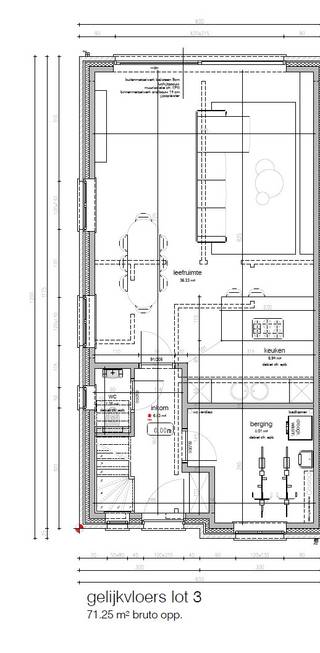 Deze halfopen bebouwing is gelegen aan de Blauwe Sluis in Bredene, op een gunstige ligging met een vlotte bereikbaarheid richting centrum, kust en omliggende gemeenten.<br />Achteraan geniet je van volledige rust: de woning paalt aan open velden, wat zorgt voor een prachtig, weids uitzicht en een groot gevoel van ruimte en privacy.<br />Deze nieuwbouwwoning is zeer energiezuinig (E-peil 30) en is ingedeeld als volgt:<br />- gelijkvloers: inkomhal, grote (fietsen)berging, apart toilet, lichtrijke woonkamer met open, geïnstalleerde keuken en diepe, zonnige tuin;<br />- eerste verdieping: nachthal, 3 volwaardige slaapkamers, apart toilet en badkamer.<br />- zolder<br />De koper heeft de mogelijk om, mits meerprijs, de zolder volledig te laten afwerken door de bouwheer (inclusief het doortrekken van de trap).<br />Aan de voorzijde is er een private oprit. Daarnaast is er (gratis) parkeergelegenheid in de straat.<br />Deze woning is praktisch ingedeeld met oog voor licht, ruimte en energiezuinig wonen. Dankzij de halfopen structuur geniet je bovendien van extra privacy én veel natuurlijk lichtinval!<br />De koper heeft deels nog inspraak in de stijl en afwerking van de woning voor zover deze zaken nog niet werden vastgelegd door vergunning of bestelling van materialen.<br />De vermelde prijs is exclusief BTW en andere kosten. Contacteer ons voor een gedetailleerde prijsberekening!