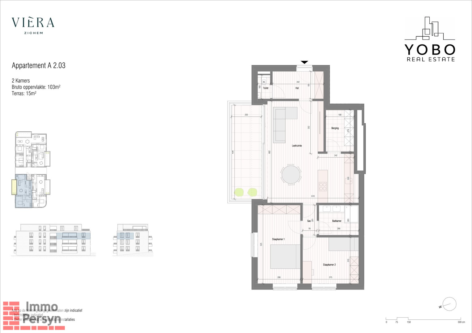 Appartement à vendre à Zichem avec 2 chambres - photo 2