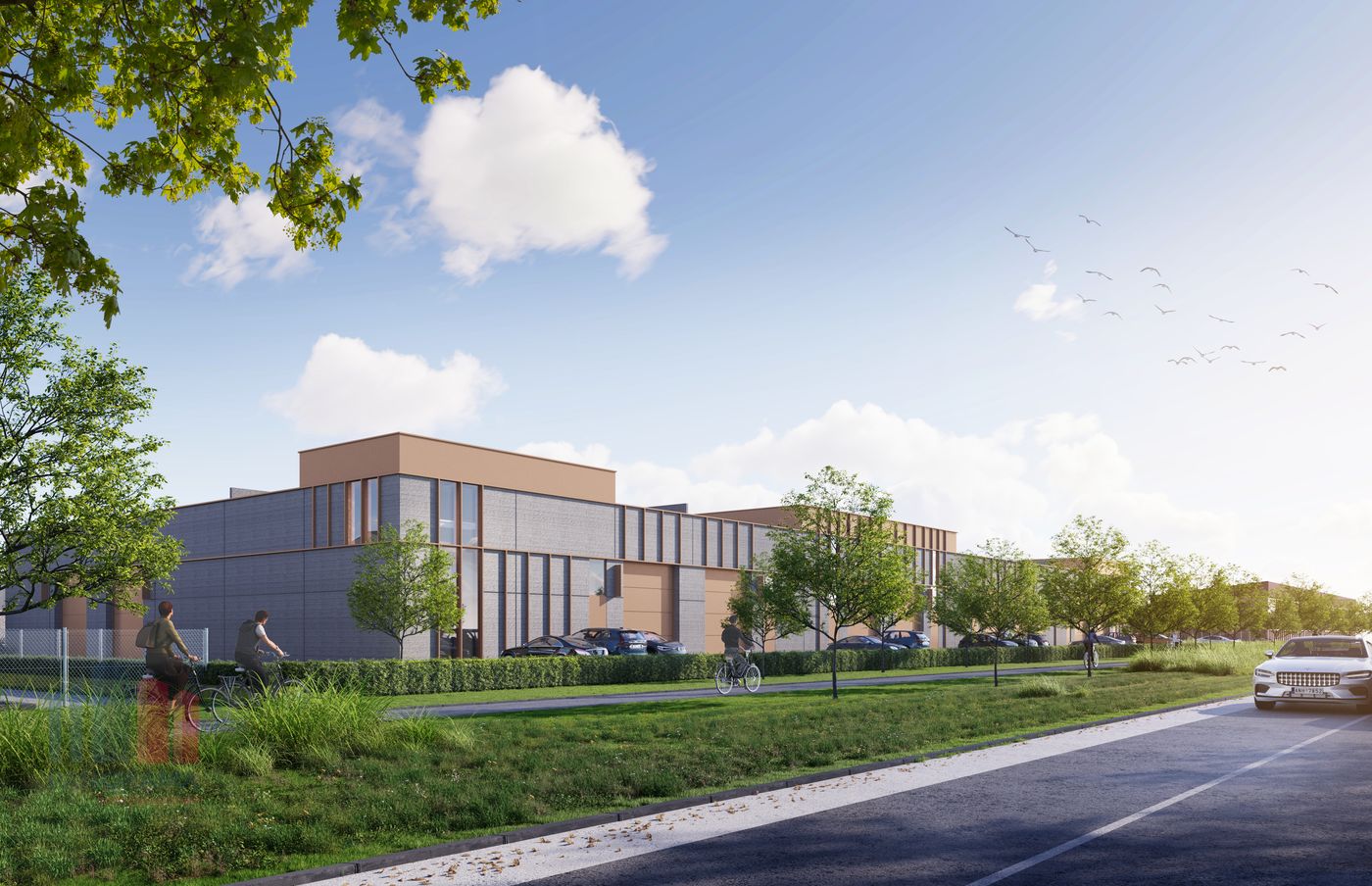 NIEUWBOUW KMO-UNIT VAN 198 m² MET 48 m² MEZZANINE TE KOOP - photo 4