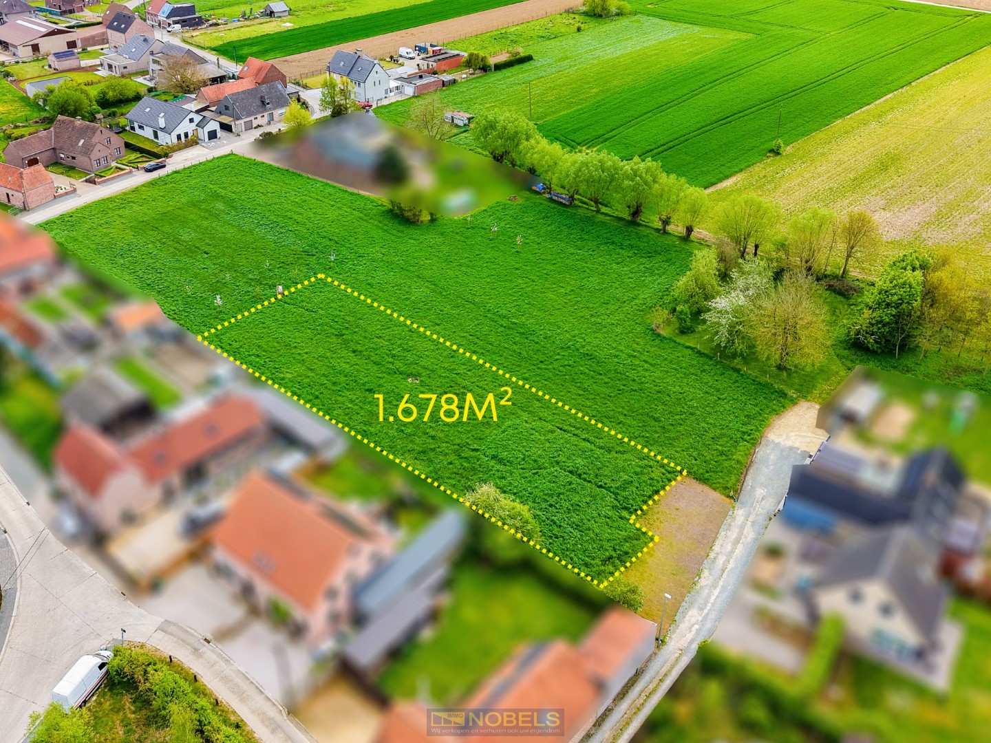Te koop, uniek perceel (1.678m²) met ca. 23m straatbreedte in doodlopende straat - foto 2