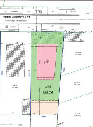 <p></p><p>Een goed gelegen perceel bouwgrond met een oppervlakte van 583m2 en een straatbreedte van 15,98m, gelegen in woongebied, stedenbouwkundig attest afgeleverd, geen voorkooprecht, geen dagvaarding.</p><p></p>