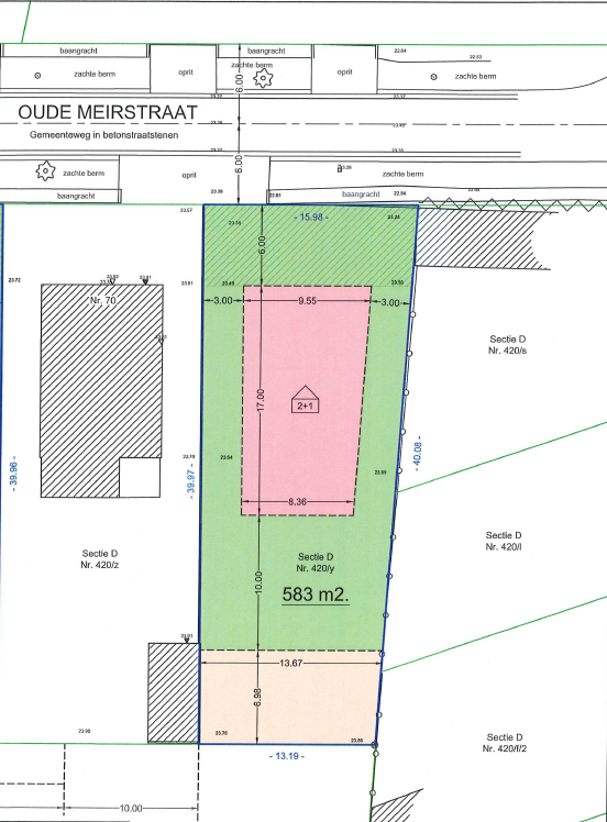 Perceel bouwgrond van 583m² - foto 3