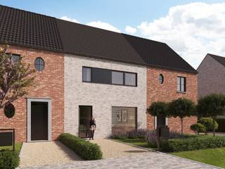 Op zoek naar een hedendaagse woning op een rustige, groene locatie met vlotte verbindingen? Ontdek dit nieuwbouwproject in Hoeilaart. Hier worden binnenkort vier halfopen en vier gesloten woningen gebouwd, gelegen aan een nieuw aan te leggen doodlopende straat — een veilige en kindvriendelijke omgeving waar rust en privacy centraal staan.<br />Elke woning in dit project wordt ontworpen met het oog op comfort, duurzaamheid en energiezuinigheid. Ze worden gebouwd volgens de strengste energienormen en standaard afgewerkt met een volledig ingerichte keuken, badkamer en toiletten, CV met warmtepomp, vloerverwarming op het gelijkvloers en in de badkamer, hoogwaardige isolatie, zonnepanelen en driedubbele beglazing. Bovendien wordt elke woning volledig op maat van de koper gerealiseerd: jij bepaalt zelf de bouwstijl, de indeling en de materialen.<br />De woningen bevinden zich in een aangename buurt, omgeven door groen en met het Zoniënwoud vlakbij. Tegelijk geniet je van een uitstekende bereikbaarheid en bevinden alle voorzieningen zich op korte afstand. Het openbaar vervoer is vlot bereikbaar dankzij een bushalte op wandelafstand en het station van Hoeilaart op slechts één kilometer. Wie zich met de wagen verplaatst, bereikt de Brusselse ring op slechts drie kilometer.