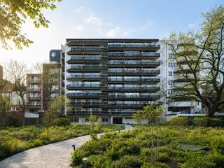 <strong>Dit instapklare 2-slaapkamer appartement (ca. 100 m² bvo) met twee terrassen bevindt zich op de vijfde verdieping (met lift) van een verzorgde residentie, op fietsafstand van het Gentse stadscentrum (via het water) en met een vlotte verbinding naar de belangrijkste invalswegen.</strong><br /><br />Via de ruime inkomhal met vestiaire bereikt u de lichtrijke leef- en eetruimte aan de voorzijde, die aansluit op de open keuken met kookeiland en een klein terrasje. Centraal in het appartement bevinden zich een gastentoilet en een stijlvolle badkamer met inloopdouche. Achteraan liggen de twee slaapkamers, die beide rechtstreeks toegang bieden tot het aangename zonneterras.<br /><br />Een belangrijke troef is de recente vernieuwing van de keuken, badkamer en het gastentoilet, waardoor u zonder zorgen kunt intrekken. Dankzij het EPC A-label geniet u bovendien van een energiezuinig appartement met een zeer laag energieverbruik.<br /><br />De ondergrondse kelderberging is inbegrepen in de vraagprijs. Er wordt geen vaste parkeerplaats of garagebox verkocht. <br /><br /><strong>Ideaal voor jonge koppels, woning verlaters of ouders van studerende kinderen die op zoek zijn naar een instapklaar appartement op een bereikbare locatie. </strong><br />