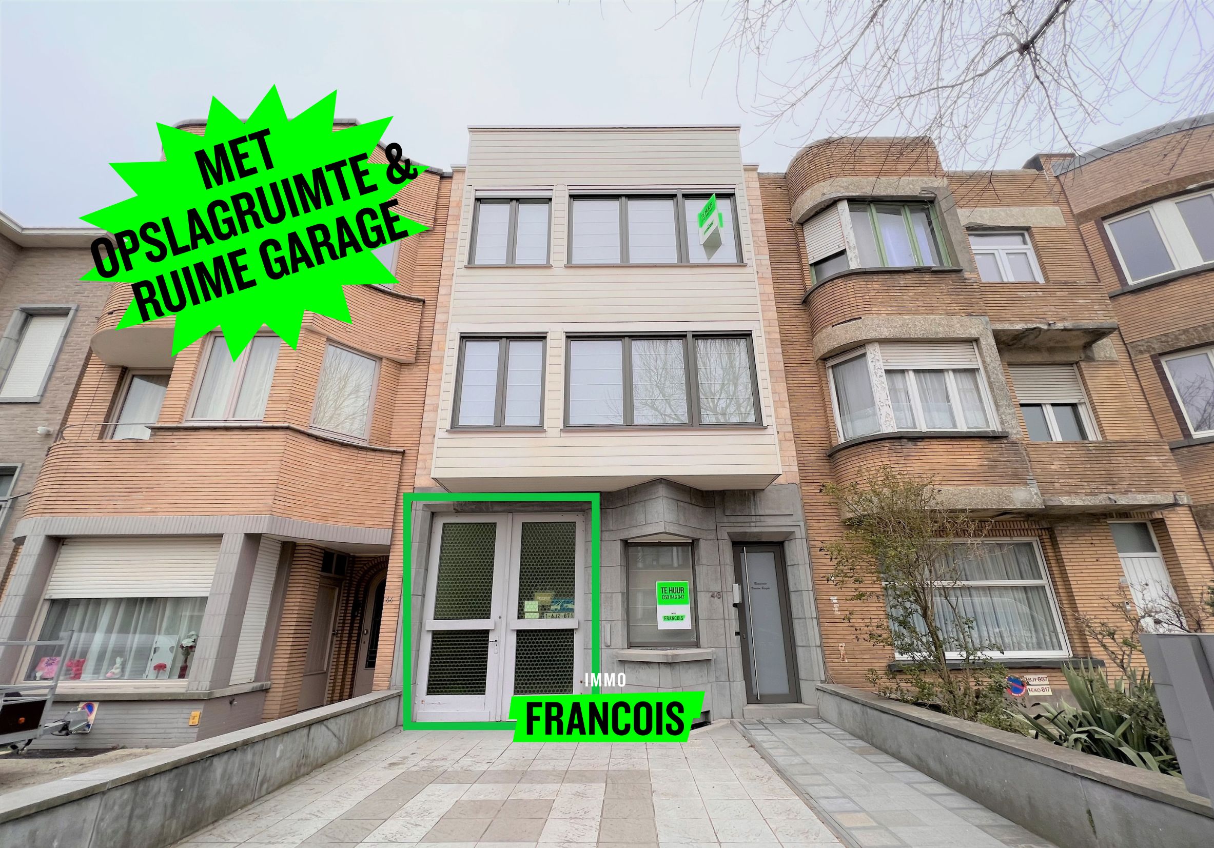 Extra ruime garage + opslagruimte met kelderruimte op gunstige ligging te Blankenberge - foto 1