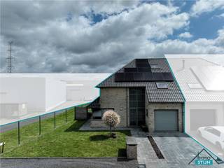 Deze recente en perfect onderhouden woning bevindt zich in een rustige zijstraat van een belangrijke verbindingsweg. Dankzij de nabijheid van winkels, het gemeentelijk zwembad, openbaar vervoer en de vlotte verbinding naar de E403 geniet je hier van een uitstekende ligging.<br />Via de inkomhal kom je in de lichtrijke leefruimte met open keuken. De woonkamer biedt plaats aan een gezellige zithoek met mooi zicht op de achterliggende velden en een ruim eetgedeelte. De hyper-geïnstalleerde keuken is voorzien van een praktische ontbijttafel als verlengde van het werkblad. Vanuit de leefruimte heb je toegang tot het terras, de wasplaats en de garage.<br />Op de eerste verdieping verbindt de nachthal vier volwaardige slaapkamers en de badkamer. Eén van de slaapkamers beschikt over een aansluitende dressing. De ruime badkamer is uitgerust met een ligbad, inloopdouche, lavabomeubel en een tweede toilet. Daarnaast is er nog een zolderverdieping die bereikbaar is via een zolderluik.<br />Buiten geniet je van een aangename tuin met terras en tuinhuis. Een extra troef is het afzonderlijke bijgebouw, ideaal als praktijkruimte, hobbyruimte of bureau. Vooraan de woning bevindt zich een oprit met plaats voor één wagen. De woning is voorzien van een regenwaterput, wordt verwarmd via een condenserende gaswandketel en beschikt over 10 zonnepanelen, wat bijdraagt aan een energiezuinig wooncomfort. Een instapklare woning met veel ruimte, een praktische indeling en tal van extra mogelijkheden. (sted.inl.: in aanvraag)