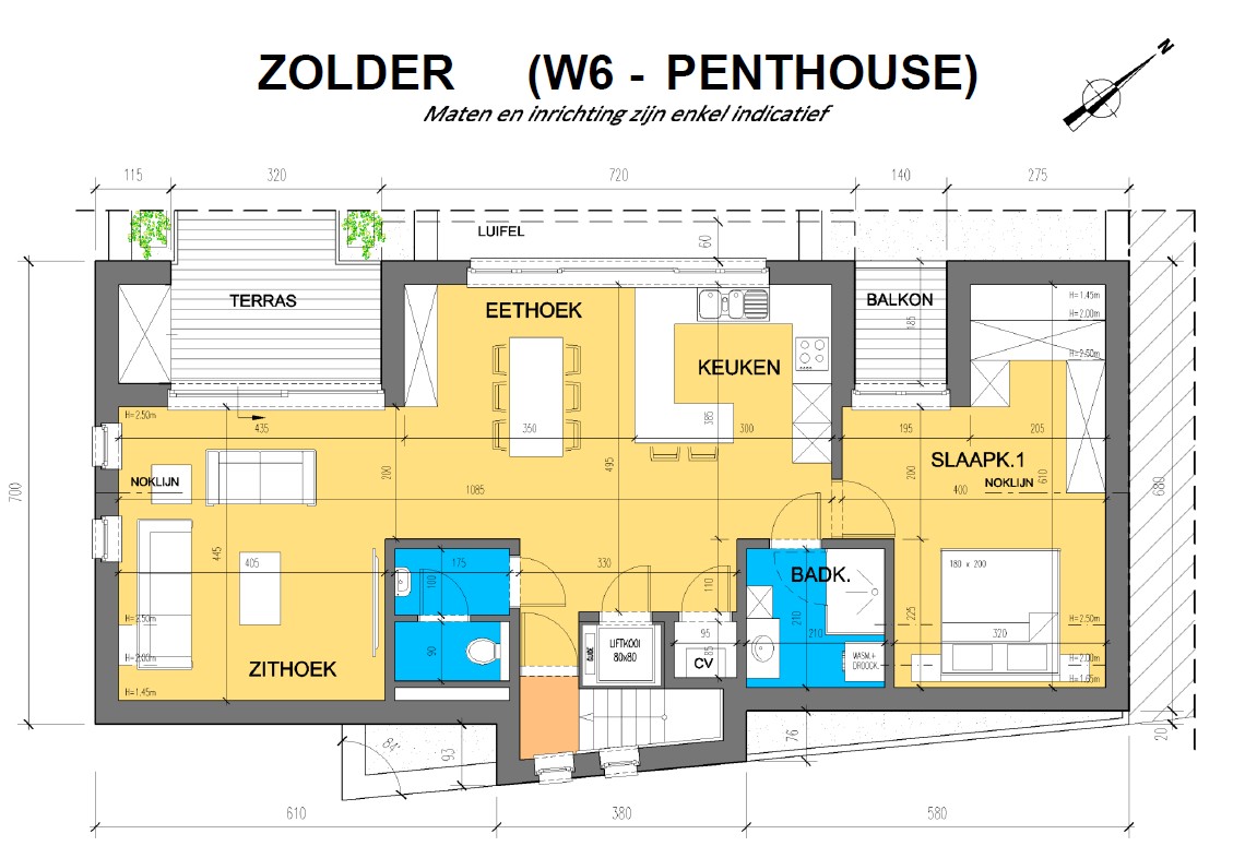 Penthouse met 2 ruime terrassen - foto 4