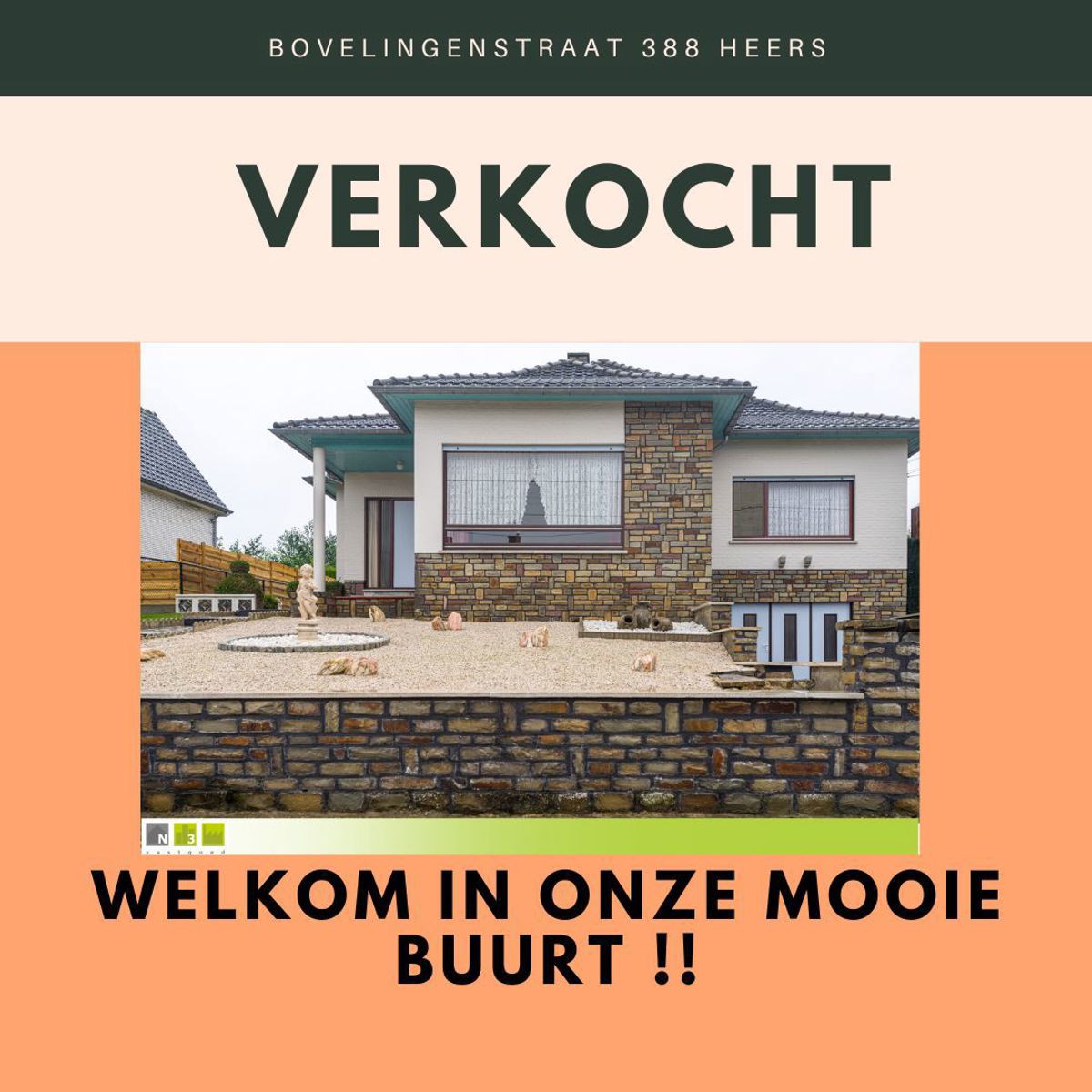 VRIJSTAANDE WONING MET VOLLEDIGE KELDER EN ZOLDER, 3/4 SLAAPKAMERS EN CENTRALE VERWARMING, GELEGEN OP 6A 30CA IN RUKKELINGEN-LOON.