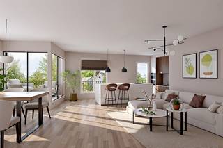 <p><strong>Energiezuinig duplexppartement in een kleinschalig nieubouwproject</strong><br /><span>Op zoek naar een licht, modern en energiezuinig appartement in het hart van Antwerpen? Dit 2-slaapkamerappartement op de derde en vierde verdieping is precies wat je zoekt! De aankoop aan het voordelige btw-tarief van 6% is mogelijk.</span><br /><br /><strong>Ligging<br /></strong><span>Gelegen aan de in opwaardering zijnde 'Stuivenbergsite', waarbij een groene omgeving wordt gecombineerd met diensten en horeca en in de nabijheid van Park Spoor Noord. Ideaal voor een ontspannen wandeling na een lange dag. Gelegen op wandelafstand van het openbaar vervoer, winkels en horeca. De nabijheid van verschillende campussen (KDG, AP, ...) maakt dit interessant als investering.</span><br /><br /><strong>Beschrijving</strong><br /><span>U betreedt het appartement in de inkomhal, die toegang geeft tot het toilet, de wasberging en de ruime leefruimte. Deze lichtrijke leefruimte wordt voorzien van een volledig zelf te personaliseren keuken en geeft toegang tot het gezellige terras. Aansluitend aan de keuken vindt u nog een praktische berging. Op de tweede verdieping vindt u nog een badkamer, apart toilet en twee slaapkamers. Tevens geniet u van een ruim dakterras.</span><br /><br /><span>Het appartement wordt afgewerkt met duurzame en kwalitatieve materialen en voldoet aan de recentste isolatie- en ventilatienormen. Deze is voorzien van een ventilatiesysteem type D en wordt verwarmd door middel van vloerverwarming en een lucht-water-warmtepomp. De koper heeft de vrije keuze het appartement af te werken naar eigen smaak. De keuken en badkamer zijn uit te kiezen naar budget. Standaard wordt er gewerkt met een uit te kiezen keramische vloertegel en laminaat in de slaapkamer. Wenst u een parketvloer? Dat kan!</span><br /><br /><span>Hiernaast beschikt het gebouw over een gemeenschappelijke fietsenberging en op 30m een Velo-station, ideaal voor wie de stad wil ontdekken met de fiets. Toch liever met de auto? Op 50m vindt u een Cambio-autodeelstation.</span><br /><br /><strong>Troeven<br /></strong><span>✓ Lage energiekosten: bijna-energieneutraal (E-peil &lt; 30)</span><br /><span>✓ Aankoop mogelijk aan 6% BTW, onder voorwaarden</span><br /><span>✓ Af te werken naar eigen smaak</span><br /><span>✓ Ook interessant als investering</span><br /><br /><span>Kortom, een ideaal appartement voor wie op zoek is naar een moderne, energiezuinige stadswoonst of een rendabele investering in Antwerpen. Mis deze kans niet en <strong>contacteer ons vandaag </strong>nog voor het lastenboek en bijkomende informatie!</span><br /><br /><em>De foto's zijn artist impressions en geven een idee van hoe het appartement er afgewerkt uit kan zien. Het appartement wordt niet bemeubeld opgeleverd.</em></p>