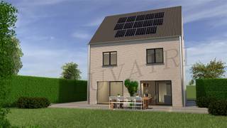 <p>Nieuw te bouwen 4-gevelwoning gelegen op een rustig perceel van 14 are 63 te Aarschot.<br />Lot 1 en 1A op het plan.</p><p>Er zijn 2 manieren van afwerking van de woning mogelijk:</p><p>CASCO<br />Totaalprijs: €413.093<br />€210.000 + €203.093 excl. BTW & registratiekosten.</p><p>SLEUTEL OP DE DEUR<br />Totaalprijs: €516.593<br />€210.000 + €306.593 excl. BTW & registratiekosten.</p><p>De projectvoorstelling is voor een bebouwing van 9m op 9m met een zadeldak. <br />(Groter bouwen is mogelijk: Max. bouwdiepte: 15m op het gelijkvloers en op 12m op verdieping - Max. bouwbreedte 10,78m)</p><p>162m² bewoonbare oppervlakte en een zolderruimte van ongeveer een 55m² die reeds geïsoleerd is maar nog niet afgewerkt.</p><p>Het voorbeeldplan is informatief en wijzigbaar .</p><p>Keuze uit een reeks van kwalitatieve materialen; 20 à 25 gevelstenen en vloeren , driedubbelglas met 20 kleuren standaard van raamprofielen, 2 trappen in hout , ventilatie D ,10 zonnepanelen, warmtepomp Daikin met vloerverwarming, keuken met toestellen van Whirlpool of Siemens ter waarde van 10.000 €, badkamer met dubbele lavabo, spiegel en kolomkast, bad en (inloop)douche met 2 hangtoiletten, Dit alles in combinatie met een sterke buitenschil (12 cm pur in de muren,12cm vloerisolatie en 22cm isolatie in het dak).</p><p>Wens je een gratis schatting? Vergeet dan zeker geen contact met ons op te nemen!</p><p>Wil jij hier je nieuwe thuis bouwen? Mail dan naar info@future-home.be of bel ons op 016 90 10 21.</p><p>Woongebied en Industriegebied, , Verkavelingsvergunning, Geen vergunning, Geen voorkooprecht, Geen dagvaarding</p>
