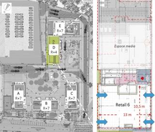 Office space for media activity of +/- 134 sqm located in the new Viridis development project, consisting of 115 luxury residential units,...